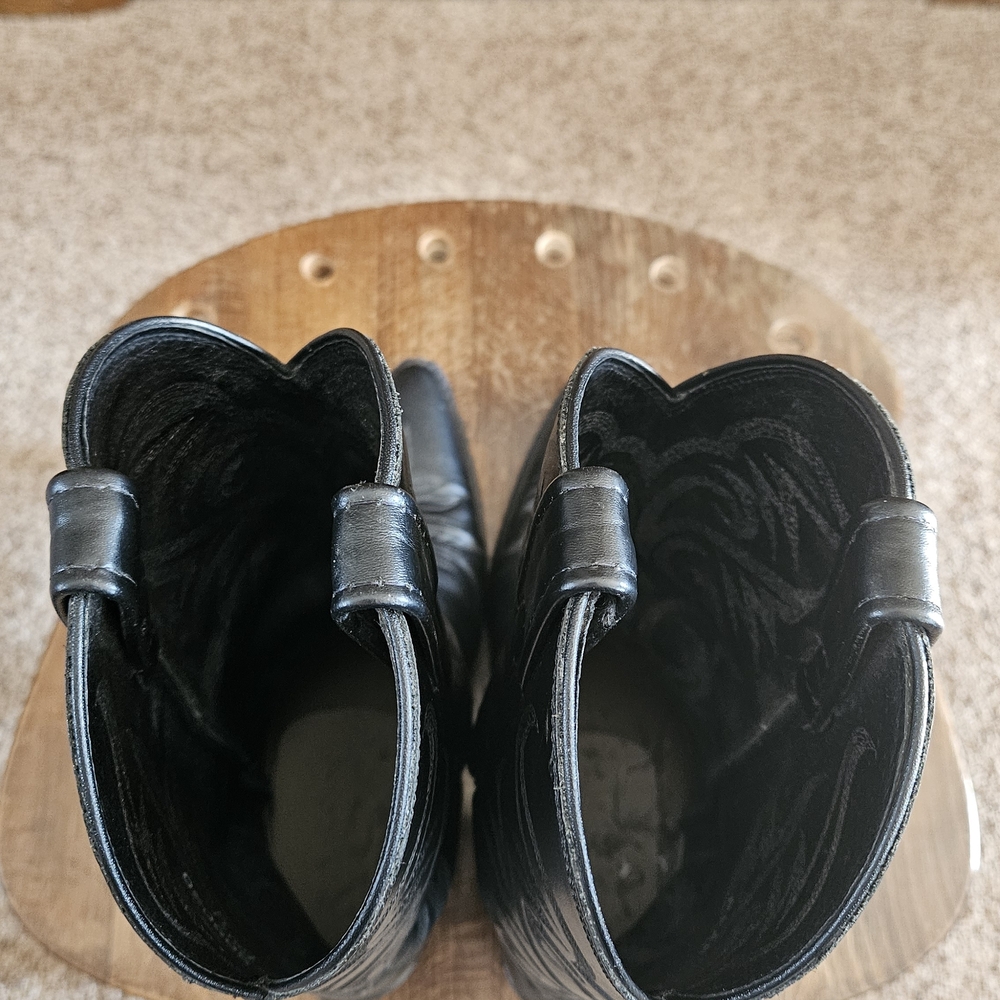 Dan Post Black Embroidered Western Boots - Picture 7 of 8